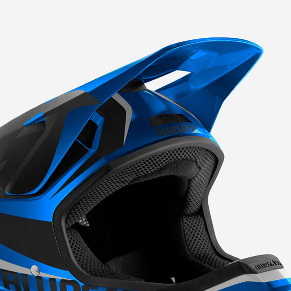 BLUEGRASS štítek LEGIT Blue Metallic/Black