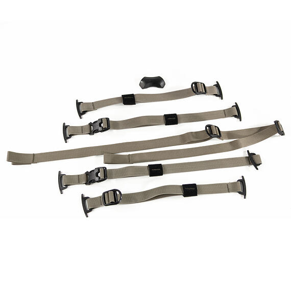 ORTLIEB Compression-Straps Atrack - hnědá