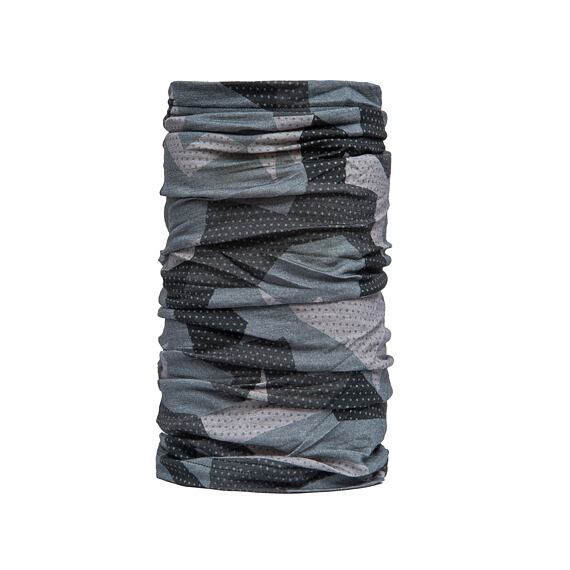 SENSOR TUBE MERINO IMPRESS šátek multifunkční černá/camo