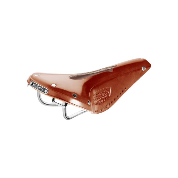 BROOKS B17 Narrow Carved - medové